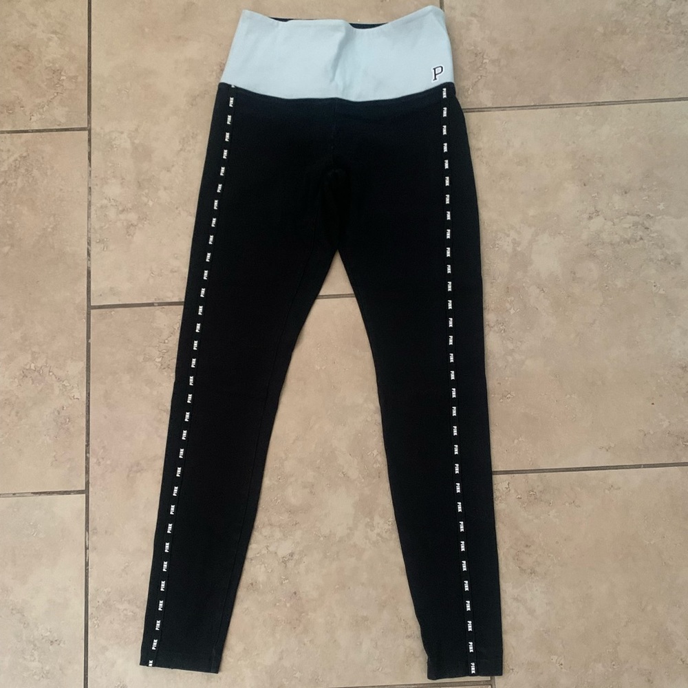 black and blue leggings